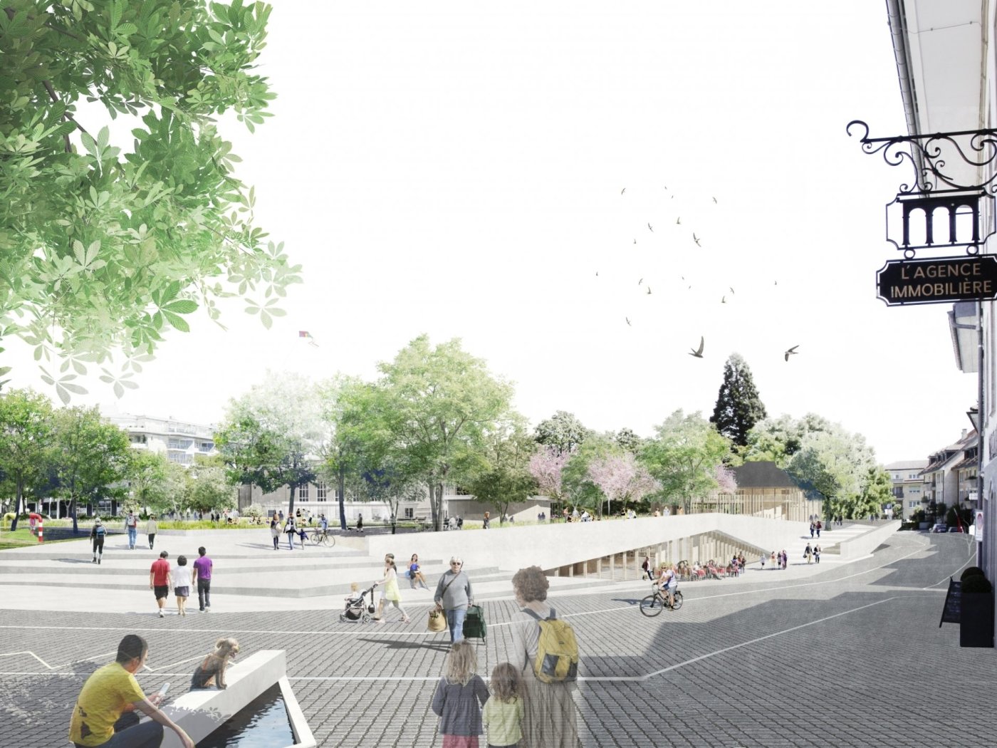 L'enquête vise notamment à alimenter les réflexions autour des aménagements de la future place Perdtemps.