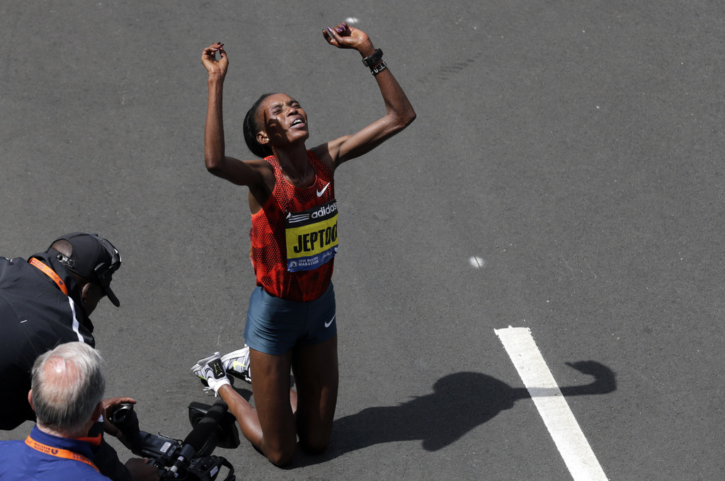 Quinze athlètes kenyans sont toujours interdits de compétition, dont la star du marathon Rita Jeptoo (photo), suspendue en janvier pour deux ans après un contrôle positif à l'EPO.