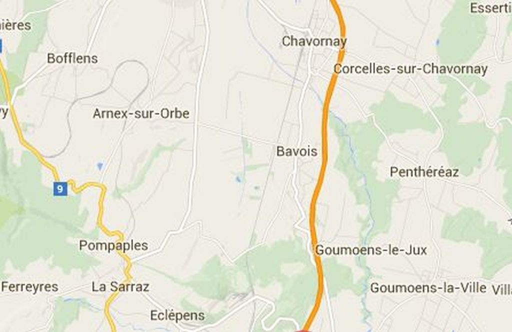 Le pont mobile sera installé entre les jonctions de Chavornay et La Sarraz.