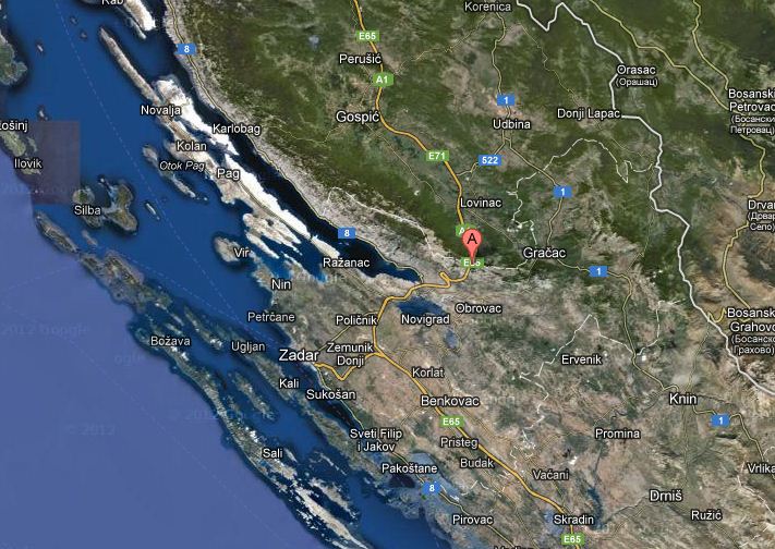 L'accident a eu lieu à proximité d'un tunnel à Sveti  Rok. 