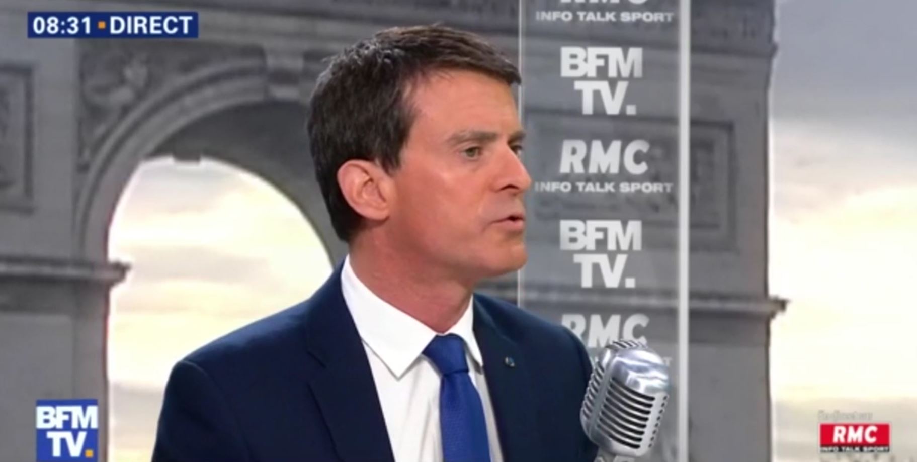 Manuel Valls s'est exprimé à la matinale d'RMC.
