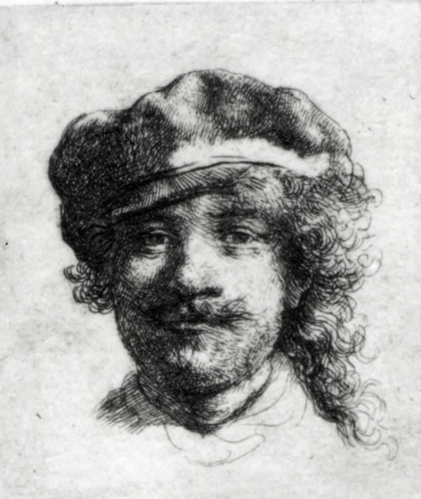 Cette photographie non datée venant du Isabella Stewart Gardner Museum montre un auto-portrait de Rembrandt. 