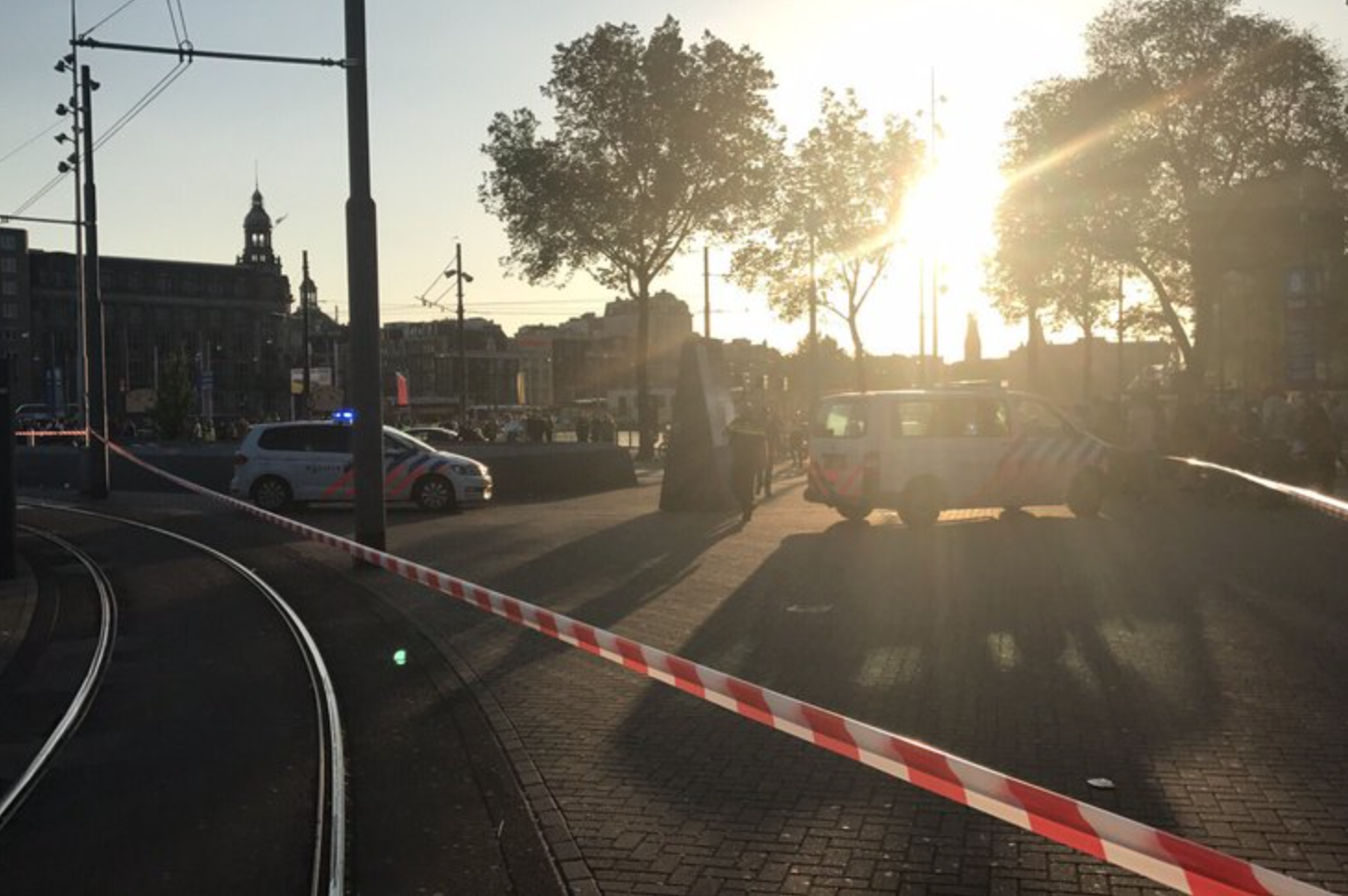 Un voiture a foncé sur des passants samedi, en début de soirée, à Amsterdam