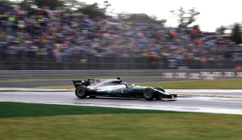 Lewis Hamilton (Mercedes) a décroché la 69e pole position de sa carrière à Monza, un record.