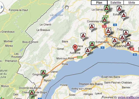 Un accident impliquant deux véhicules s'est produit ce jeudi matin vers 8h30. L'autoroute A1 est perturbée à la hauteur d'Aubonne en direction de Lausanne.