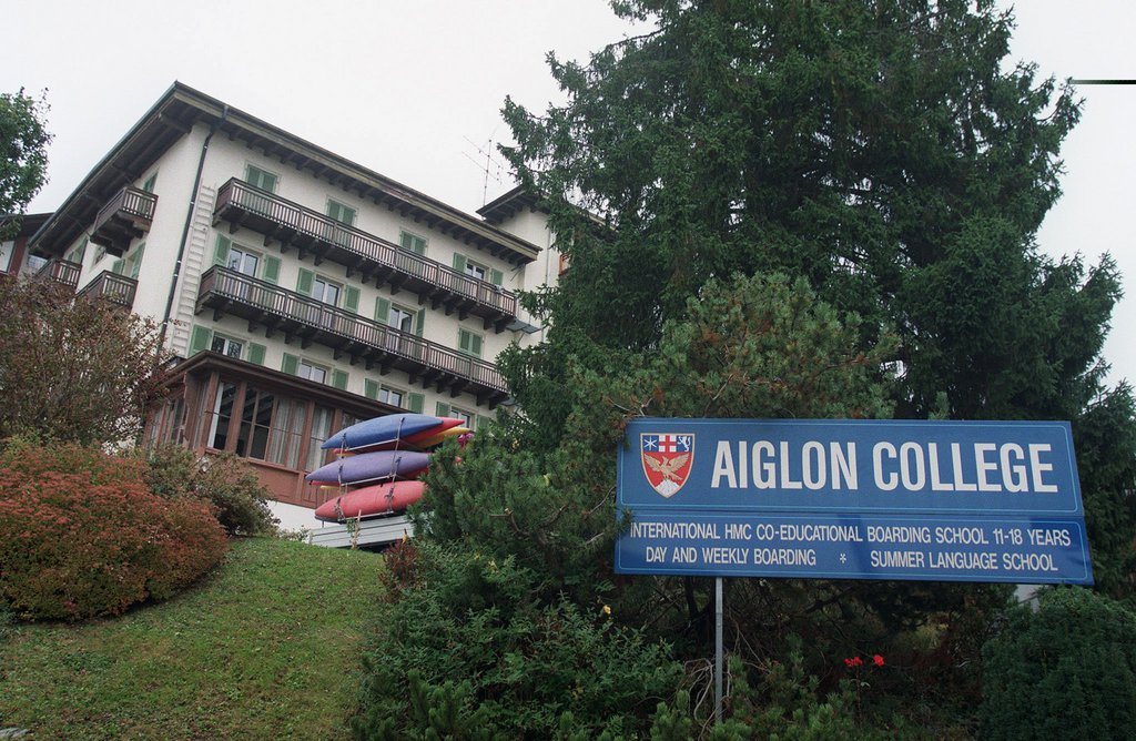 The Aiglon College at Chesieres, Switzerland, on Sunday, October 11, 1998. (KEYSTONE/Fabrice Coffrini)