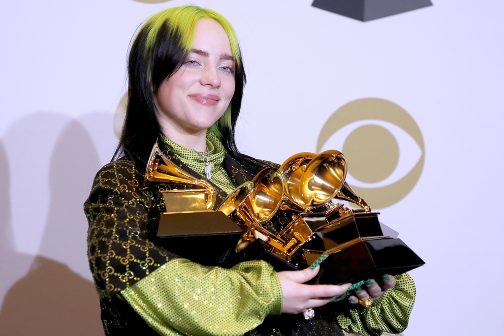 Billie Eilish a réalisé le Grand Chelem aux Grammy.