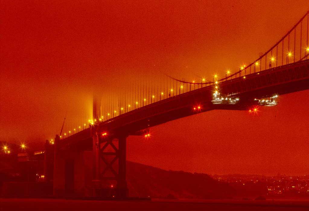 Le 9 septembre, San Francisco et d'autres régions de l'Ouest américain se réveillent sous un ciel orange digne d'une scène d'apocalypse, dû aux incendies qui ravagent la Californie.