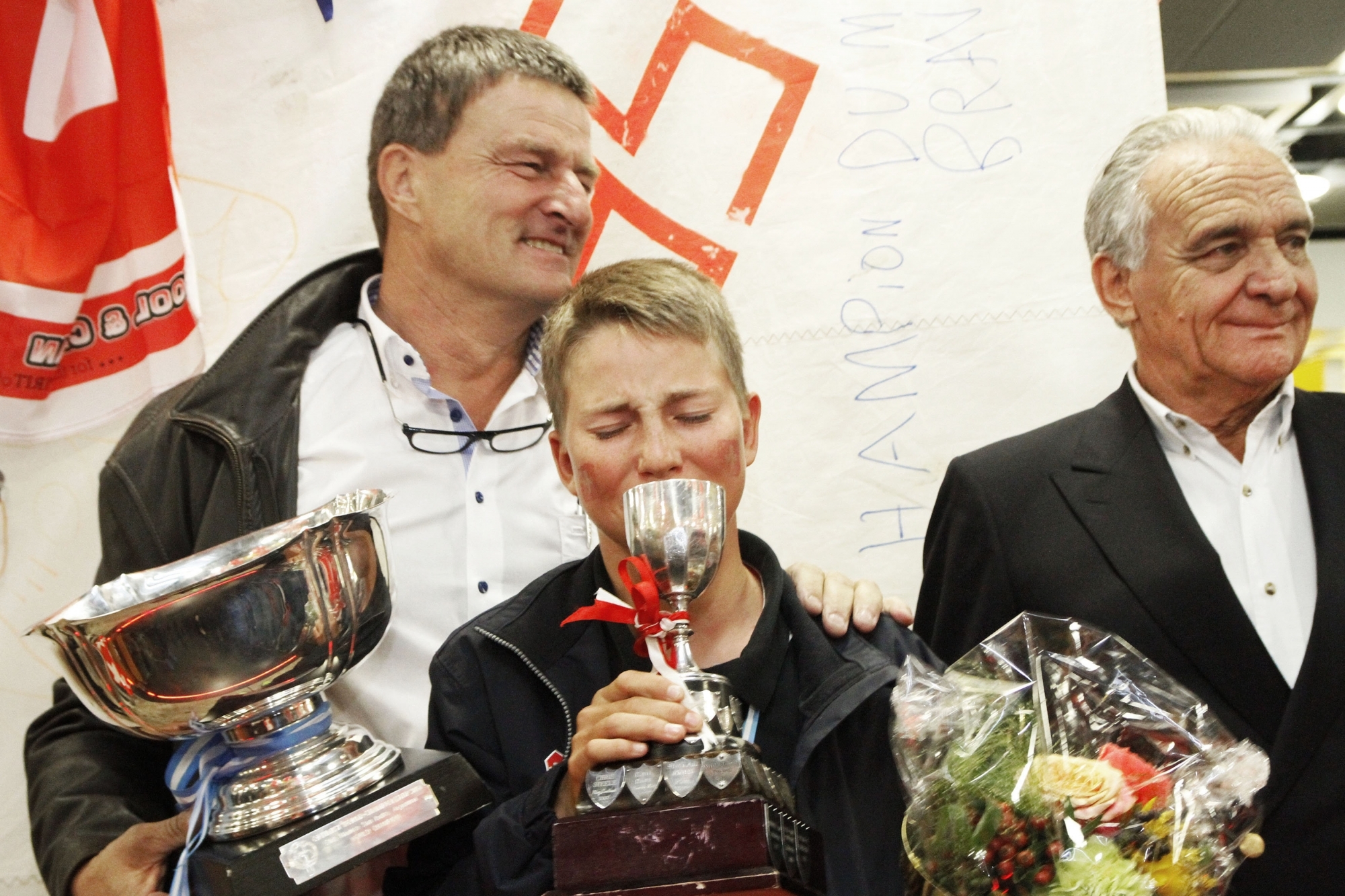 Fin octobre 2014, Nicolas Rolaz entre dans l'histoire de la voile suisse en devenant champion du monde d'Optimist.