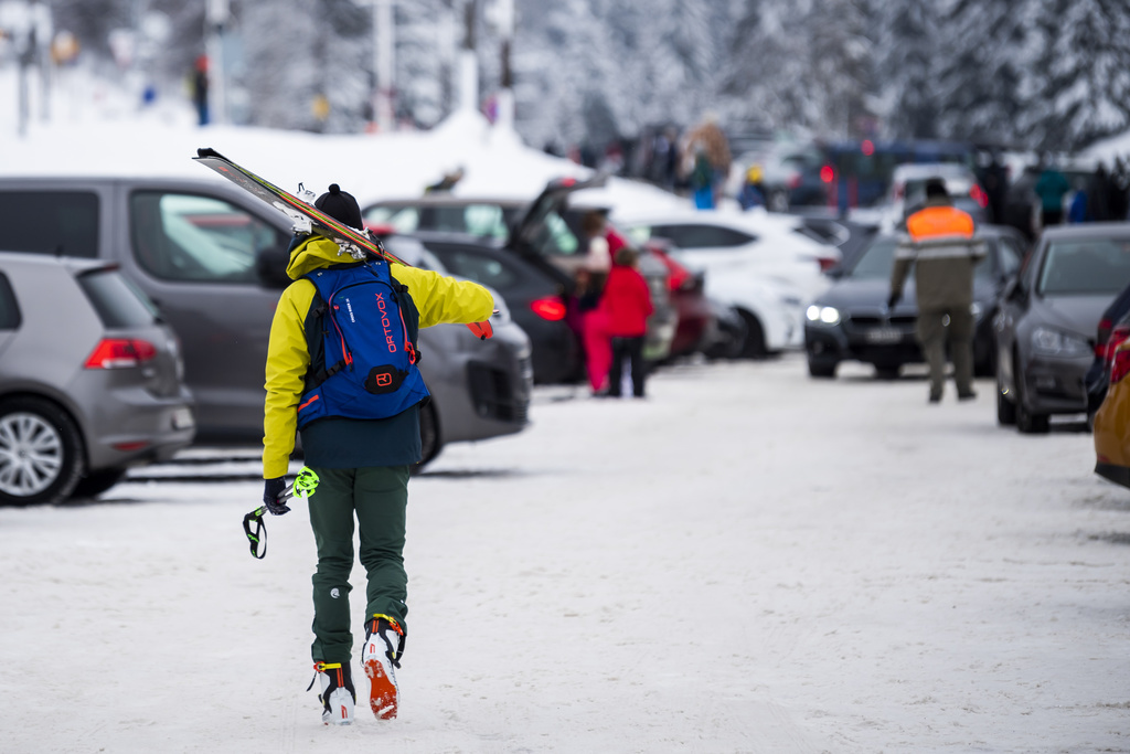 Dimanche, les parkings des stations de ski vaudoises étaient pleins à partir du matin. (archives)