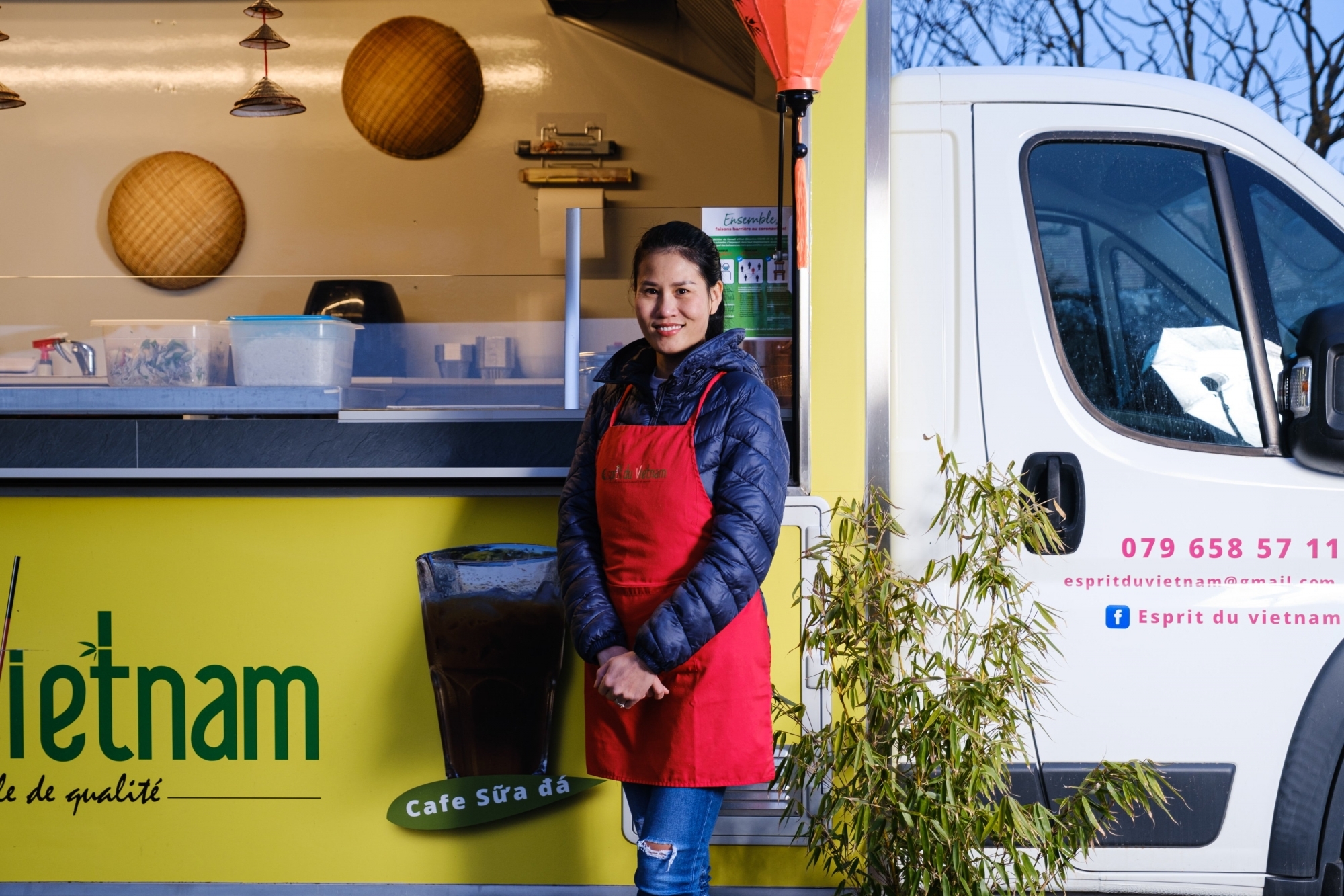 Nhung Pham-Rapin et son food-truck Esprit du Vietnam sont basés à Grens.