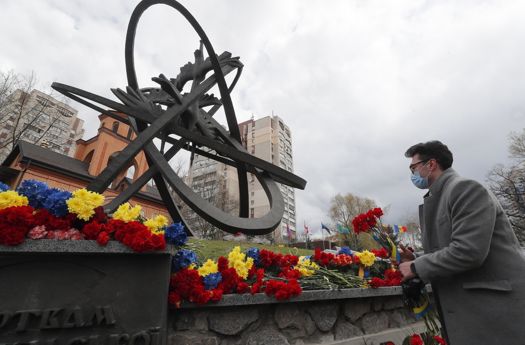 L'Ukraine a rendu hommage aux victimes de la catastrophe.
