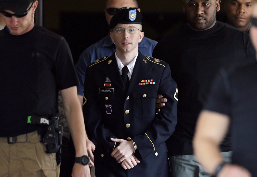 Bradley Manning risque 90 ans de prison après avoir été reconnu coupable de faits d'espionnage.