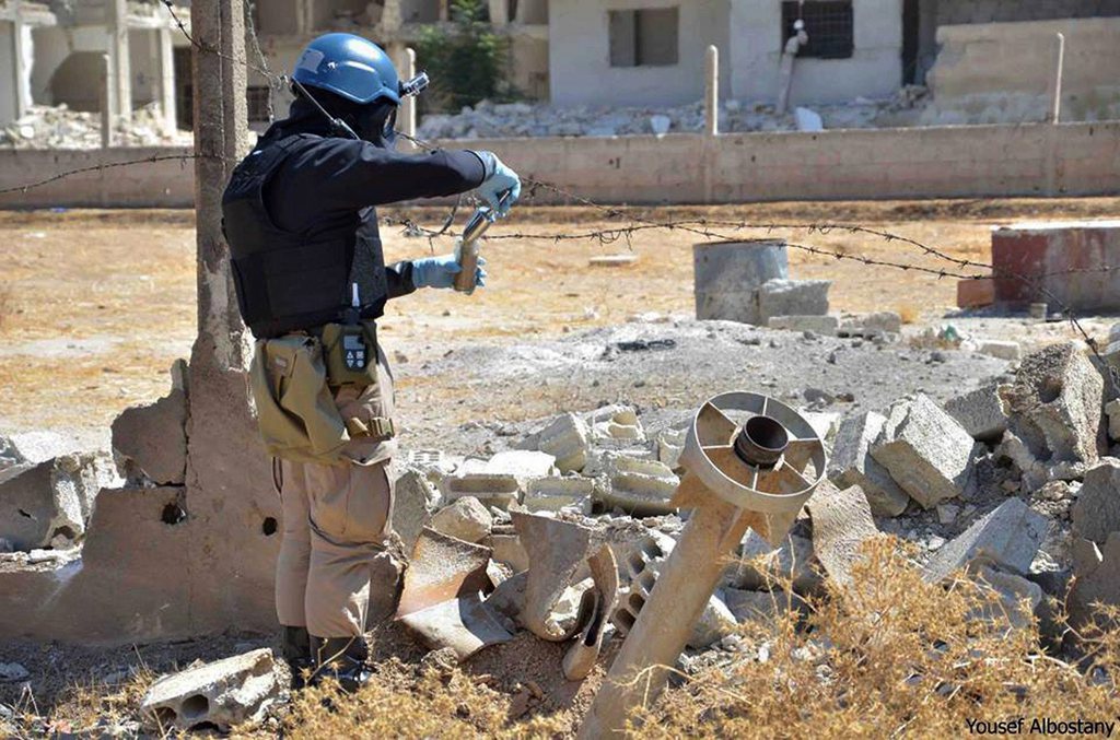 Une équipe d'inspecteurs de l'ONU a quitté jeudi matin son hôtel de Damas. Elle devait gagner, pour le troisième jour consécutif, le site d'une attaque chimique présumée remontant au 21 août, dans les faubourgs de la capitale syrienne.