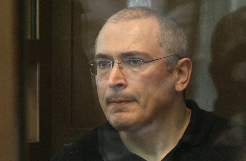 Mikhaïl Khodorkovski lors d'une audience précédente.