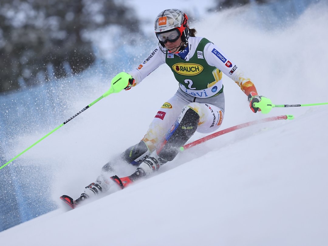Petra Vlhova pointe en tête du premier slalom de Levi.