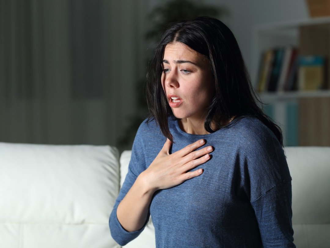 Une respiration dysfonctionnelle peut rapidement devenir une cause d'angoisse (Image d'illustration)