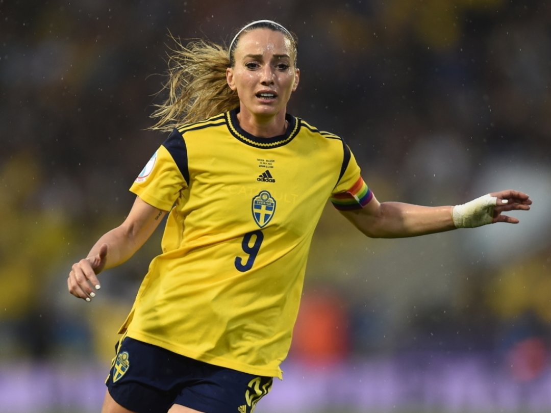 Kosovare Asllani - auteure de l'unique but de la rencontre - et la Suède joueront les demi-finales de l'Euro.