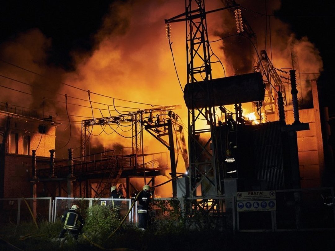 Des frappes russes avaient déjà touché une centrale électrique à Kharkiv, le 11 septembre dernier.