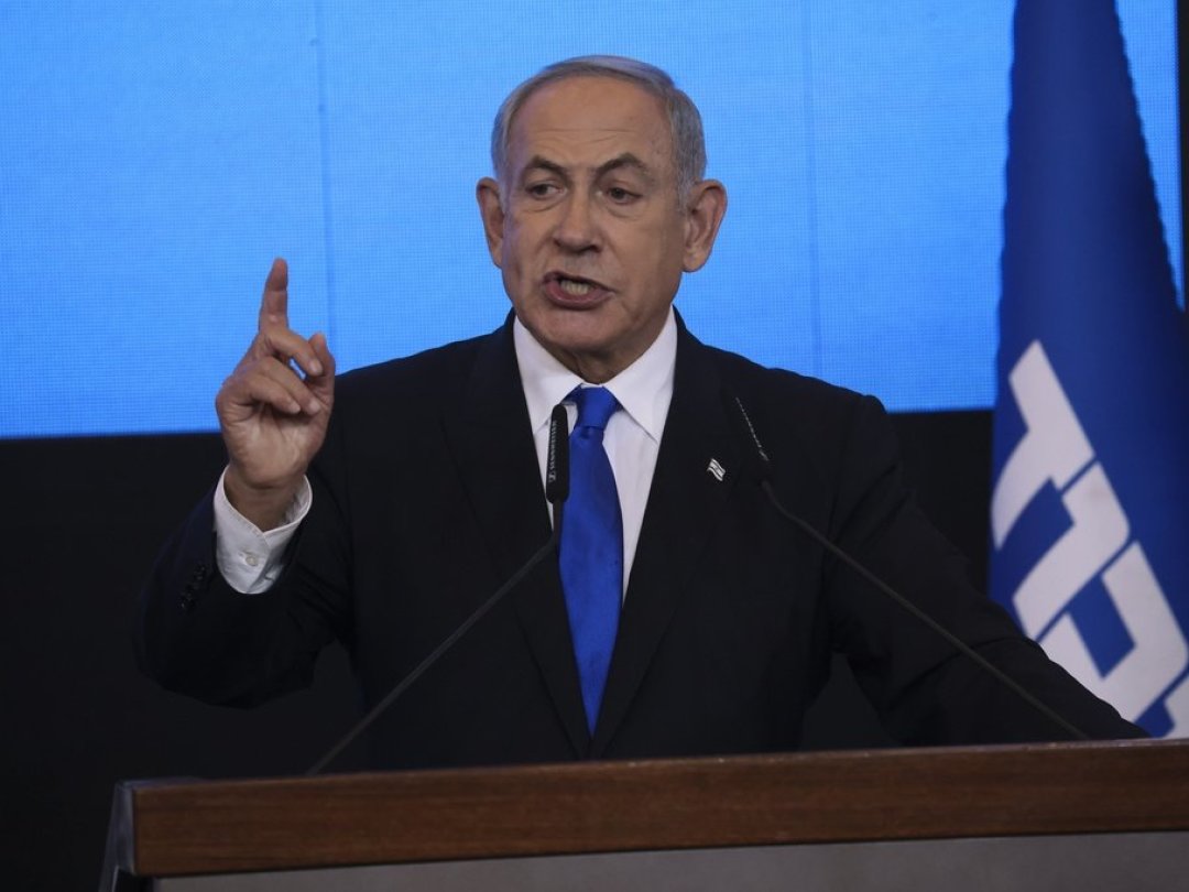 Le bloc de droite de Benjamin Netanyahou a remporté 64 sièges.