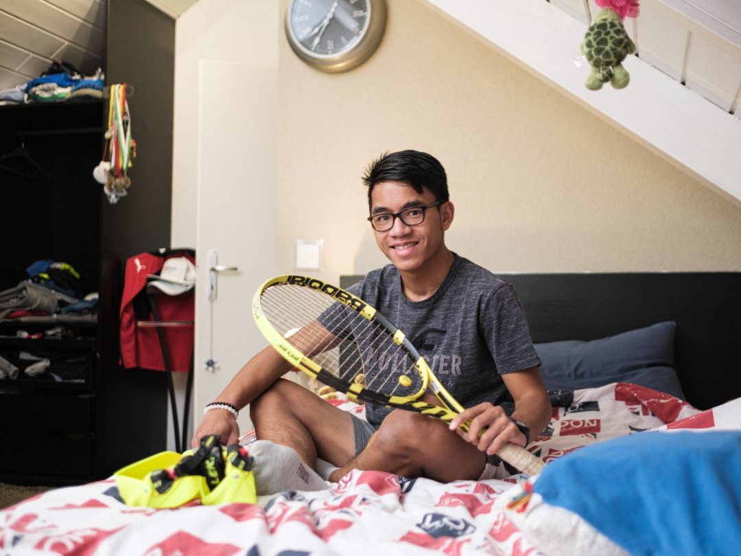 Après des mois de rééducation, Chayan Borelli a repris le tennis et vise les Jeux olympiques de la Jeunesse
