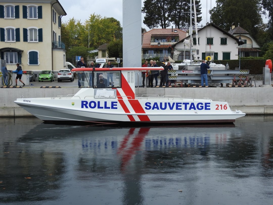 Le nouveau bateau du Sauvetage de Rolle sera présenté officiellement lors des 125 ans de la société l'an prochain.