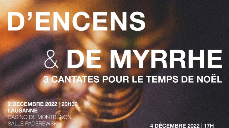 D'Or d'Encens et de Myrrhe : 3 Cantates de Bach