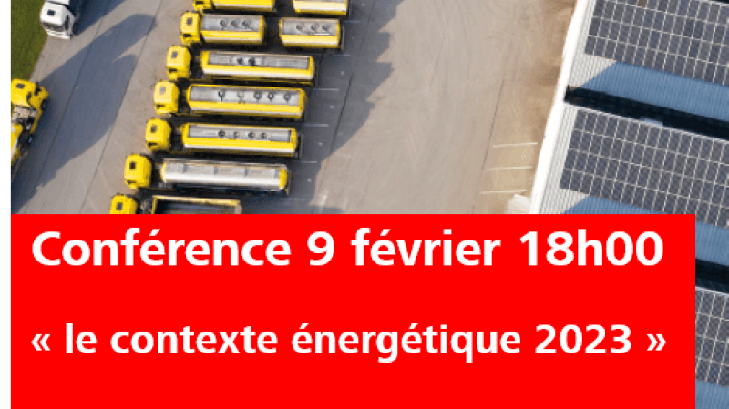 Conférence : Le contexte énergétique 2023
