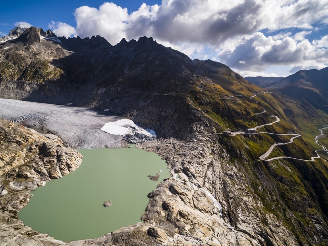 Le climat, ici la fonte du glacier du Rhône à Obergoms (VS) en 2018, fait partie des priorités des sociétés suisses.