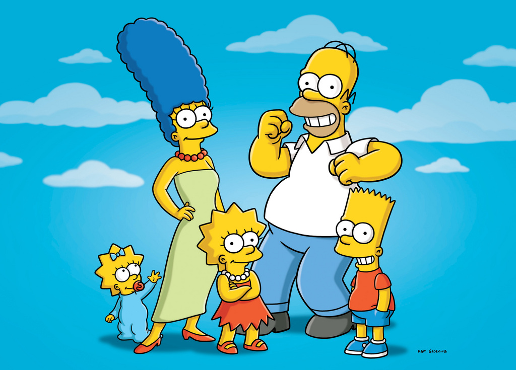 Les aventures des Simpsons sont diffusées dans plus de 100 pays.