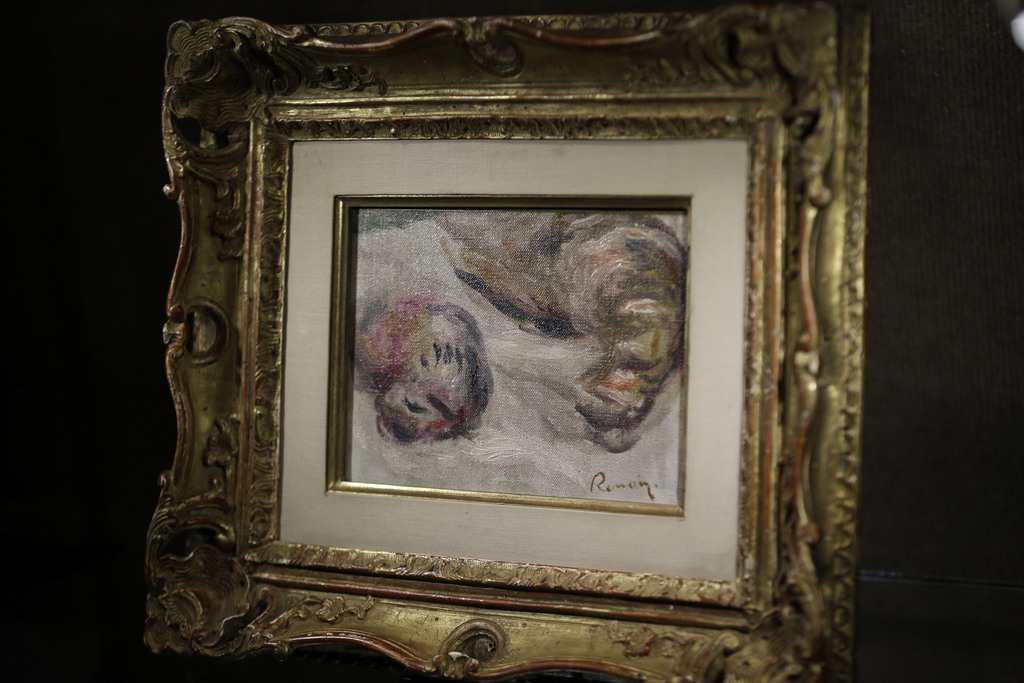 La toile "Les Bécasses", que Renoir avait achevé quelques heures avant sa mort en 1919, est partie à 125'000 dollars. 