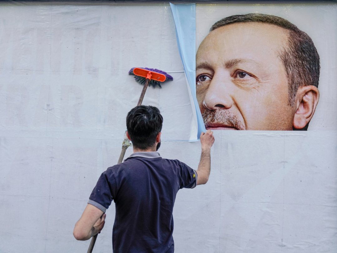 Affiche de propagande, Istanbul, avril 2017.