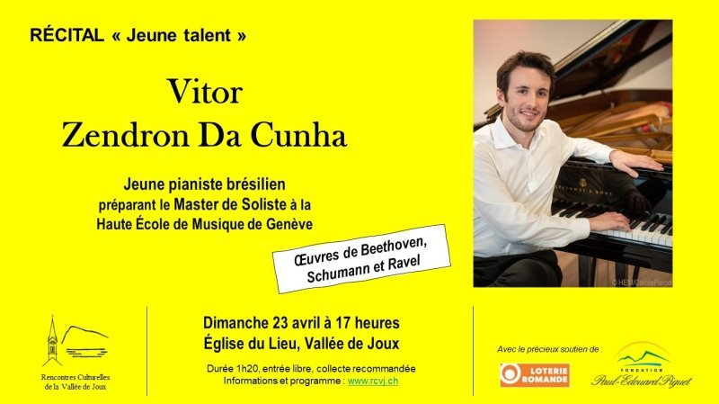 Récital de piano avec Vitor Zendron da Cunha