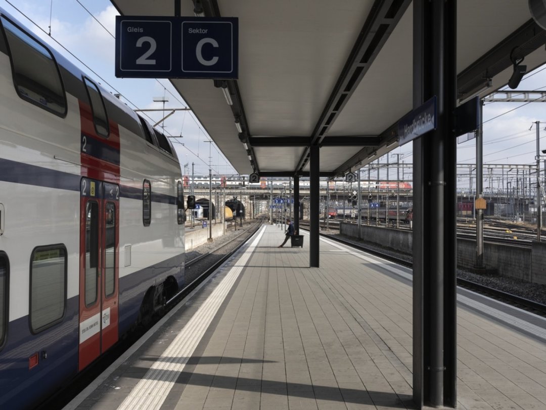 L'incident s'est produit en gare de Zurich-Hardbrücke (archives).