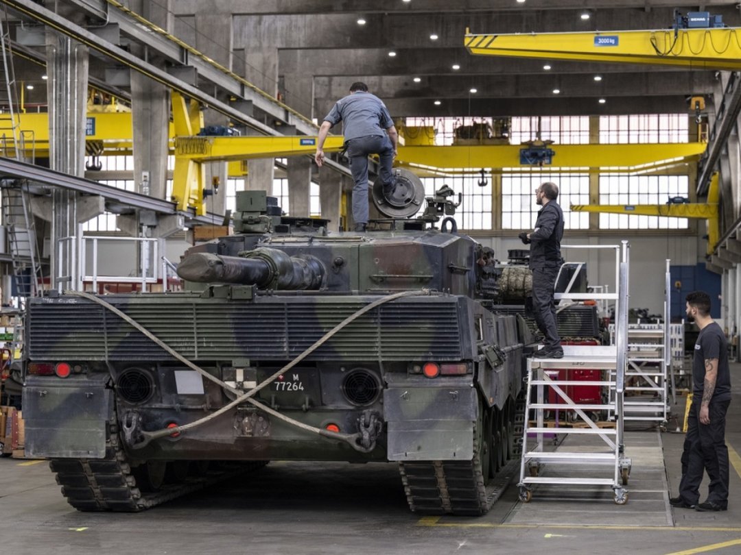 Le National a donné son feu vert mercredi à la mise hors-service de chars Leopard 2 (archives).