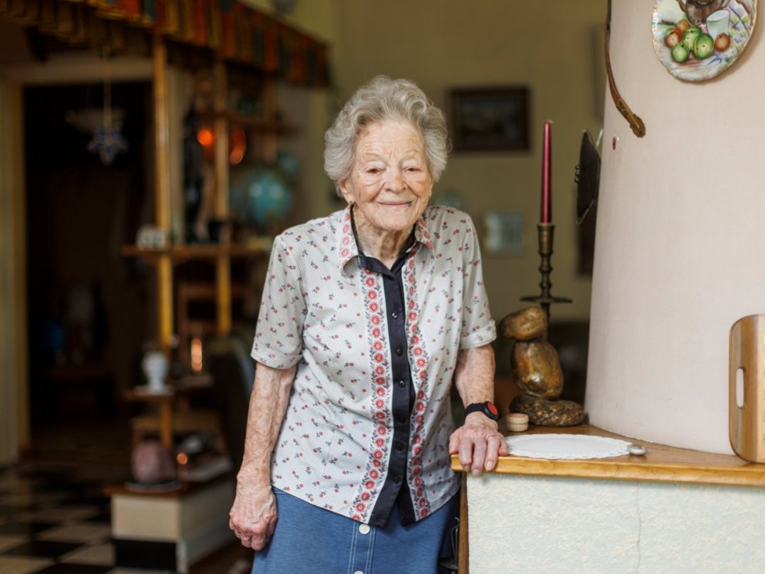 Cela fait septante ans, cette année, qu'Adrienne Cuendet s'est installée à Echandens. Elle réside toujours dans la maison qu'elle a fait construire avec son époux.