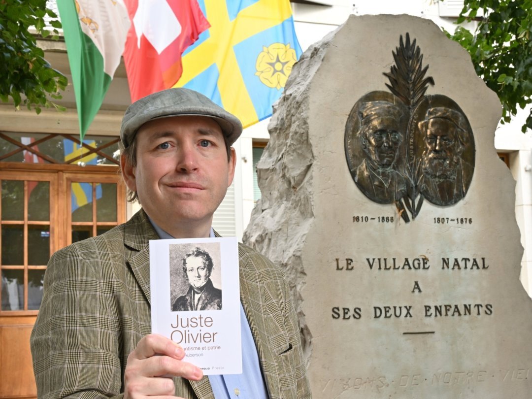 Après avoir publié un volume sur la famille Olivier en 2018, l'historien David Auberson consacre un fascicule à la vie de Juste Olivier, l'écrivain, poète et historien né à Eysins en 1807 et mort à Genève en 1876