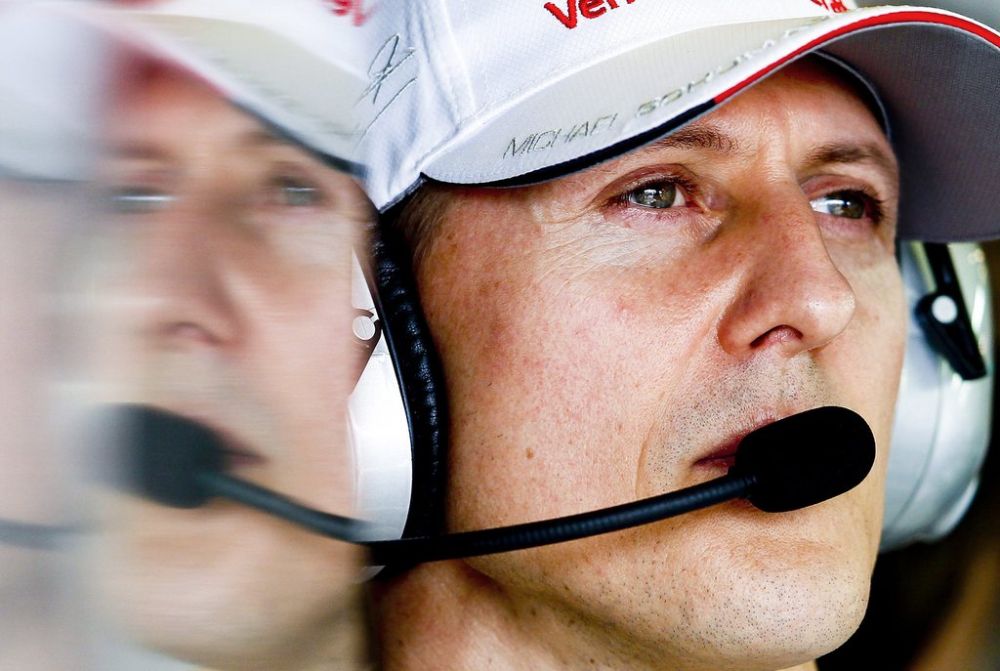 Le champion de Formule 1 Michael Schumacher lors du Grand Prix de Melbourne en mars 2012.