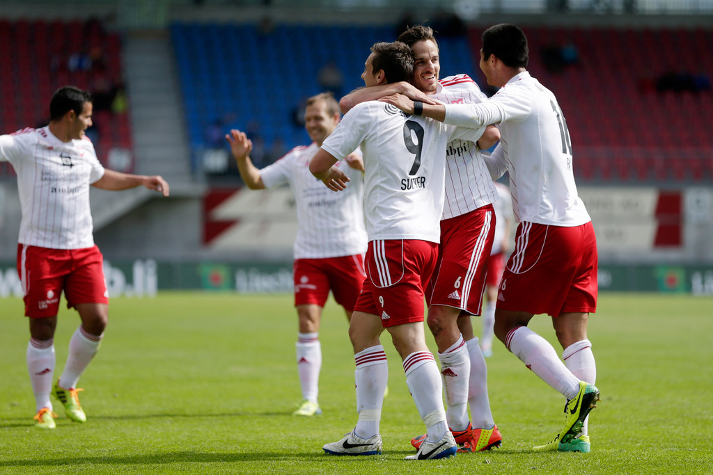 Le FC Vaduz a survolé le championnat de Challenge League cette saison. Il retrouvera l'élite du football suisse la saison prochaine.  