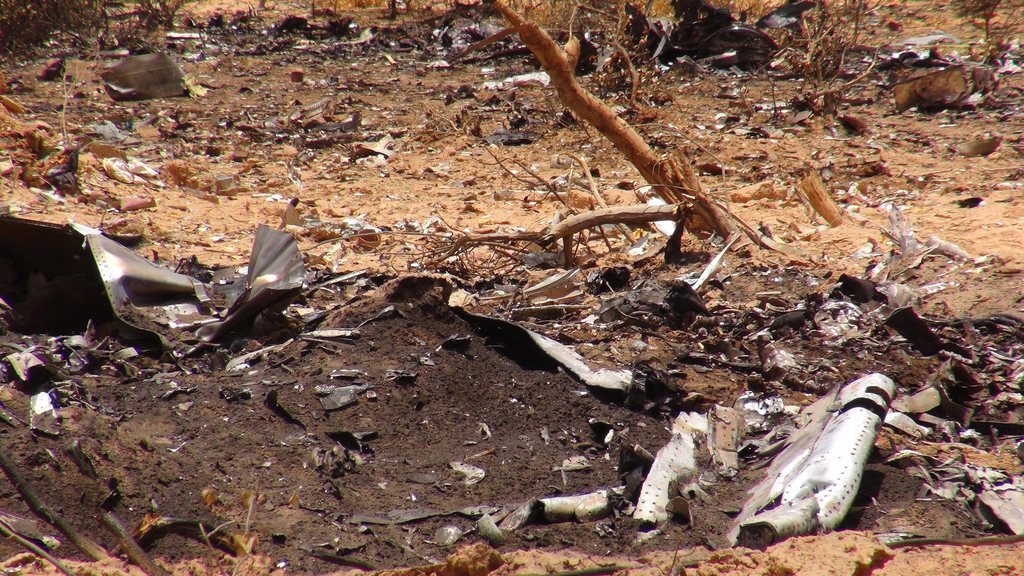 Les corps trouvés sur les lieux du crash de l'avion Air Algérie au Mali n'ont pas tous été identifiés.