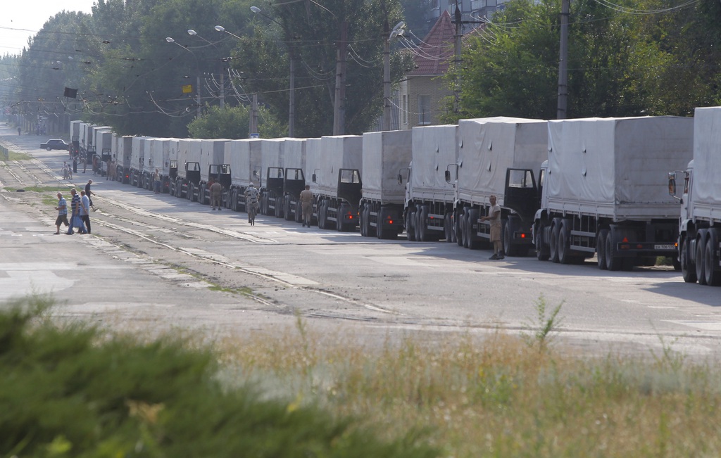 Le convoi russe semble être entré sur territoire ukrainien sans autorisation officielle, ravivant ainsi les tensions.