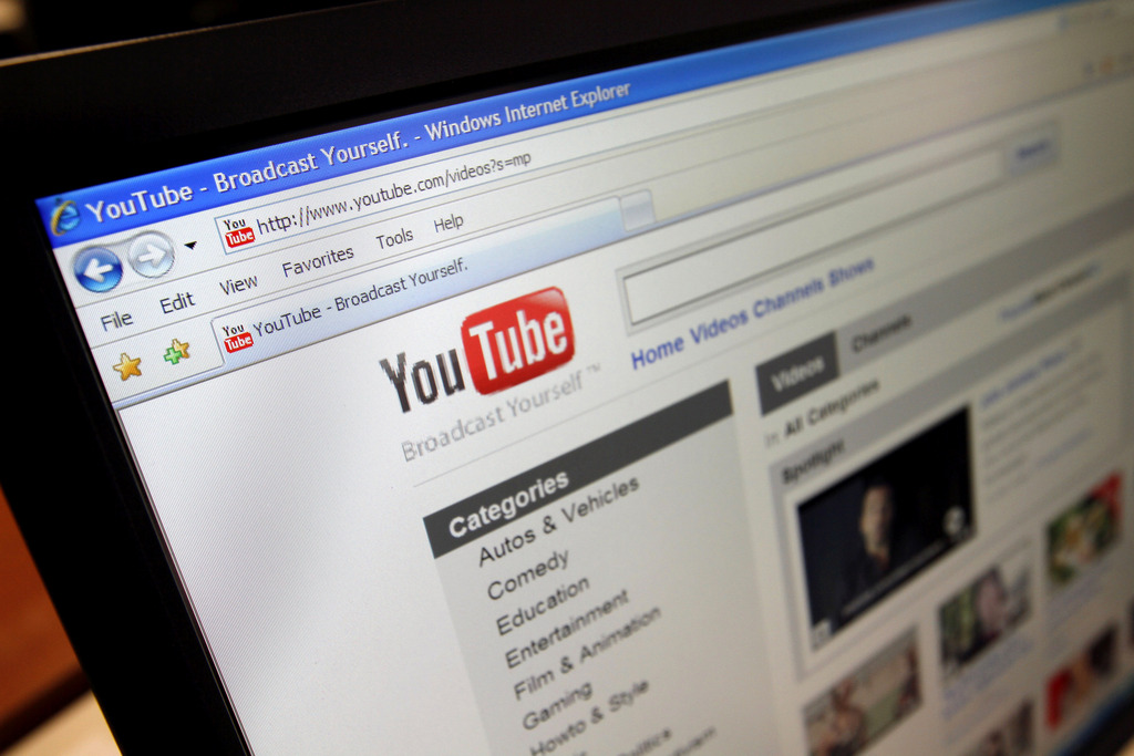 This image shows the YouTube Web site Thursday March 18, 2010, in Los Angeles. Court documents unsealed Thursday as part of a 3-year-old copyright lawsuit against the online video leader reveal YouTube founders' views on copyright, and Viacom's desire to buy the the site before getting beat out by Google. (AP Photo/Richard Vogel)