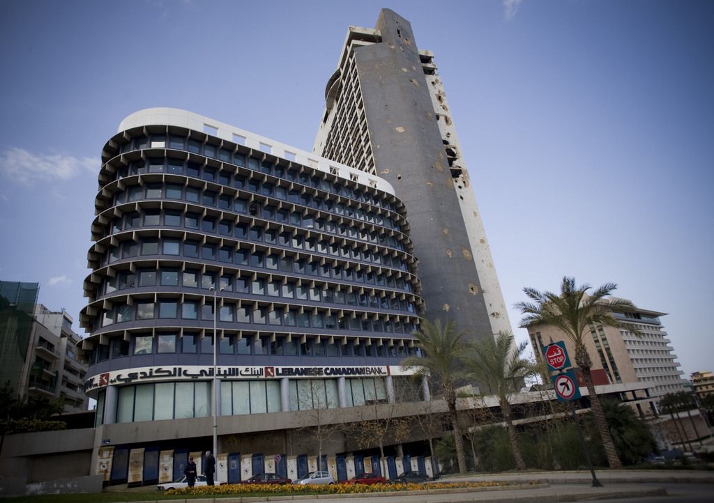 The building that houses the Lebanese Canadian Bank SAL is seen in Beirut, Lebanon, Friday, Feb. 11, 2011. The Lebanese bank was accused by the U.S. government of laundering hundreds of millions of dollars in drug profits for a cocaine smuggling organization with ties to Hezbollah, the militant Lebanese group the U.S. has labeled a terrorist organization. (AP Photo/Grace Kassab)