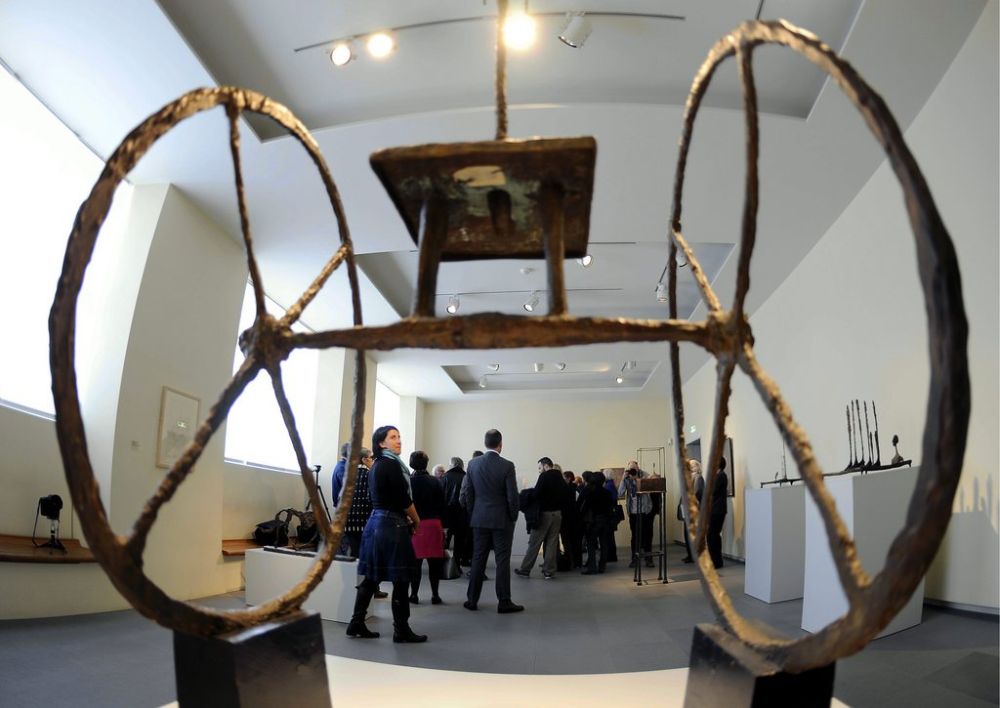 "Le Chariot" est une des oeuvres emblématiques d'Alberto Giacometti.
