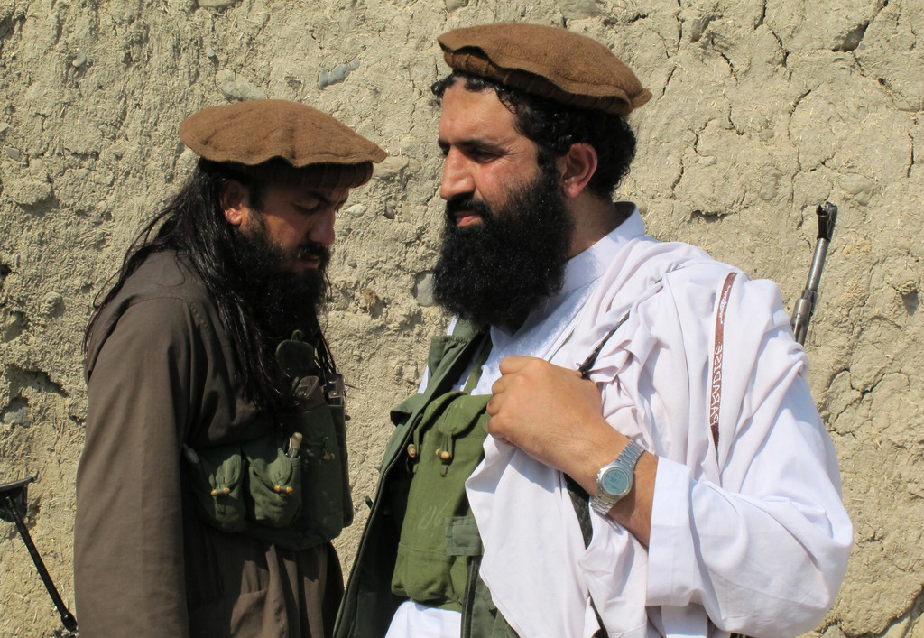 Le porte-parole du Tehrik-e-Taliban Shahidullah Shahid. 