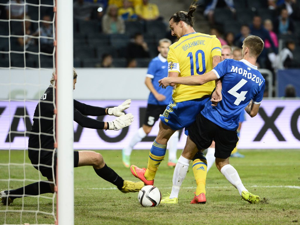Zlatan Ibrahimovic avait ouvert le score pour la Suède. Son 49e but en sélection. Avant de délivrer cette petite merveille.