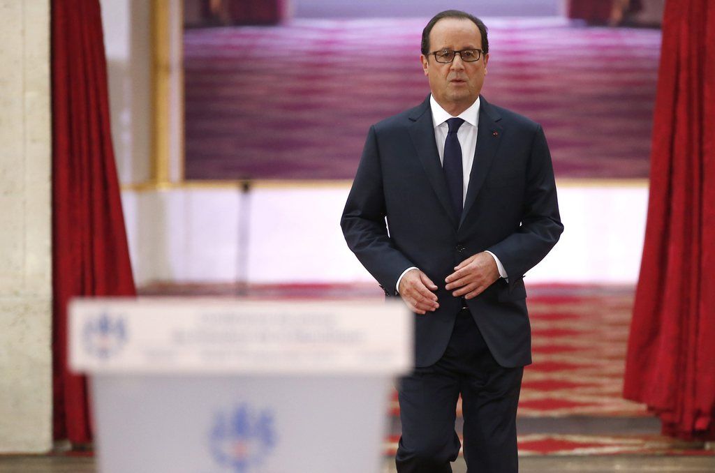 François Hollande donne ce jeudi un conférence de presse à l'Elysée.