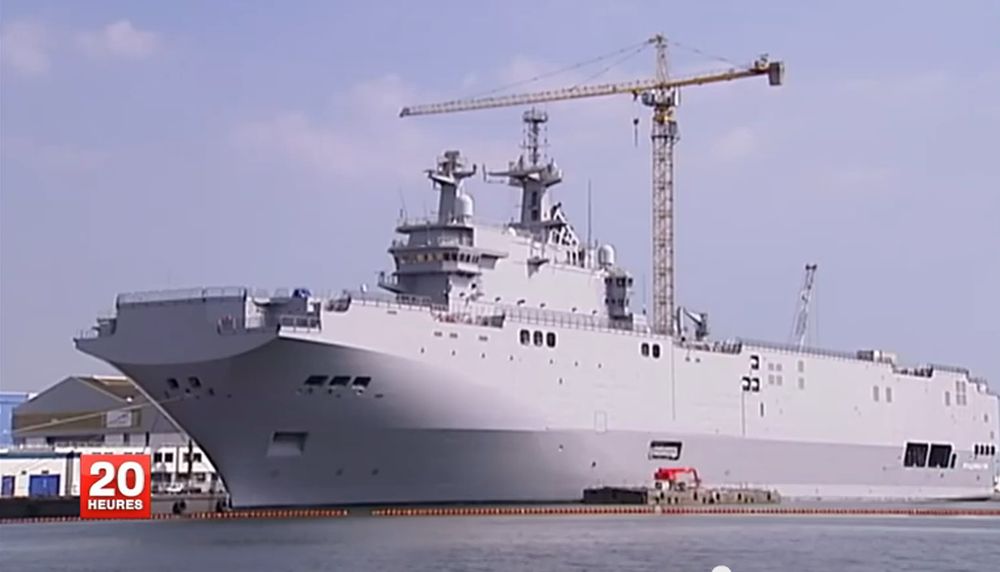 Le premier des deux navires porte-hélicoptères promis à Moscou devait être livré en octobre.
