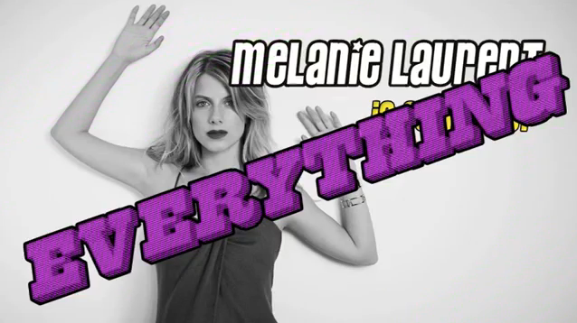 Une vidéo compilant des interviews de Mélanie Laurent est entrain de faire le tour du web.