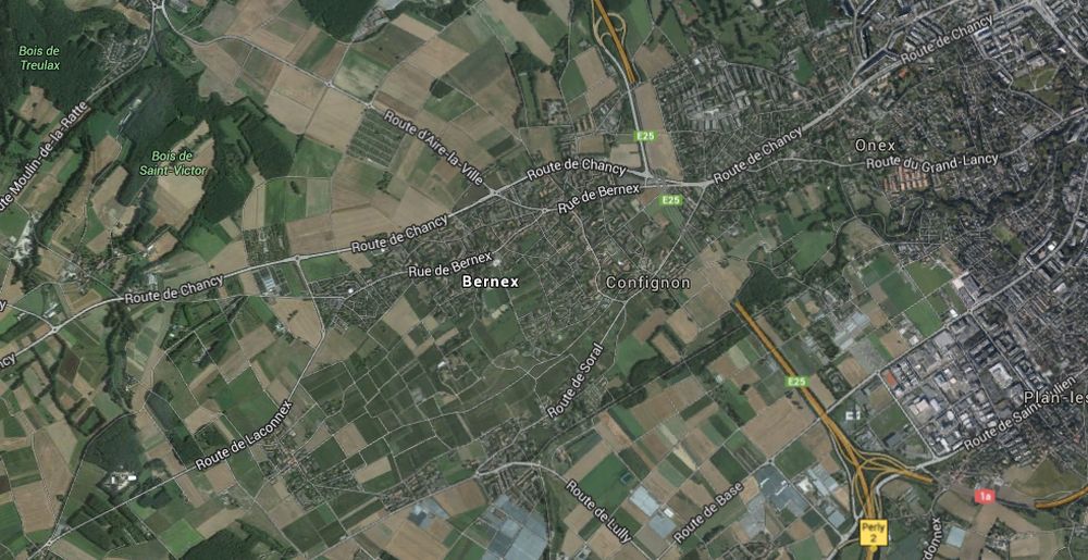 L'accident s'est produit sur un passage piétons à Bernex.
